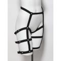 LEATHER STRIPES LEG ACCESSORIES