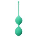 SILICONE KEGEL BALLS 36MM 60G GREEN