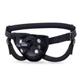 LOCK ON STRAP ON HARNESS BLACK