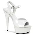 PLEASER DELIGHT-609 WHITE 44