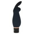 MINI STRONG VIBRATOR RABBIT 10 MODES USB DARK BLUE 13 CM