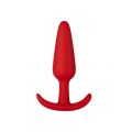 ANAL PLUG THIAGO SMALL SILICONE RED 8.4 CM