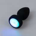RC FLASHING BUTT PLUG WITH VIBRATION-ANOS