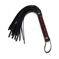 VICTORIAN GARDEN LACE AND PU FLOGGER WHIP