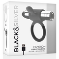 BLACK & SILVER – CAMERON RECHARGEABLE RING SILVER