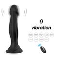 OPTIMUS BLACK VIBRATING SILICONE DILDO ΜΕ ΤΗΛΕΧΕΙΡΙΣΤΉΡΙΟ