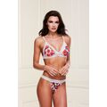BACI WHITE LABEL – WHITE FLORAL & LACE BRA SET