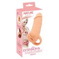 2IN1 EXTENSION + MASTURBATOR NATURE SKIN ΔΙΠΛΗ ΑΠΟΛΑΥΣΗ, ΔΙΠΛΗ ΕΝΤΑΣΗ