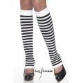 OPAQUE STRIPE LEG WARMERS