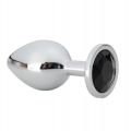 METAL BUTT PLUG BIG WITH CRYSTAL