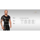 NOIR HANDMADE POWERWETLOOK LONG PANTS WITH INSERTS AND POCKETS MADE OF 3D NET