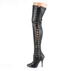 PLEASER SEDUCE-3050 FAUX LEATHER