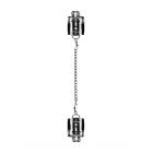 TRANSLUCENT HANDCUFFS WITH BLACK STRIPES