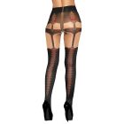 CROTCHLESS TIGHTS WITH SUSPENDER STRAPS