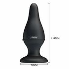 PRETTY LOVE STURDY SILICONE ANAL PLUG