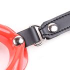 FETISH RED LIPS GAP WITH PU STRAP