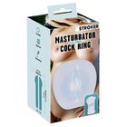 MASTURBATOR WITH INNER COCK RING