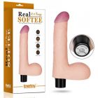 REAL SOFTEE VIBRATING DILDO