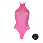 BODY WITH HALTER NECK - NEON PINK