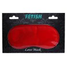 SATIN LOVE MASK RED