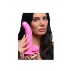 POP PECKERS REALISTIC DILDO W/ TESTICLES 19 CM PINK