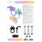 RINY VIBRATING RING W/ SILICONE USB CONTROLLER  LILAC