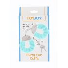 FURRY HANDCUFFS AQUA