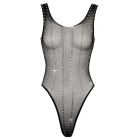 FISHNET BODY WITH RHINESTONES