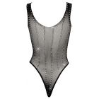 FISHNET BODY WITH RHINESTONES