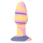TRICOLOUR BUTT PLUG