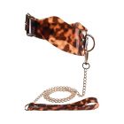 SPORTSHEETS AMBER COLLAR AND LEASH ANIMAL