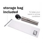 LE WAND DIE CAST RECHARGEABLE VIBRATING MASSAGER SILVER