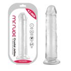 REALISTIC PENIS CRYSTAL JELLIES CLEAR 21.6 CM