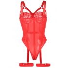 SUBBLIME - TEDDY WITH GARTER STRAP DETAIL CHEST RED