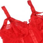 SUBBLIME - TEDDY WITH GARTER STRAP DETAIL CHEST RED