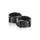 ADJUSTABLE BLACK HANDCUFFS WITH BUCKLE- FETISH TENTATION