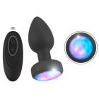 RC FLASHING BUTT PLUG WITH VIBRATION-ANOS