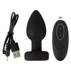 RC FLASHING BUTT PLUG WITH VIBRATION-ANOS
