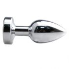 LED LIGHT METALLIC BUTTPLUG, SMALL, PASSION LABS