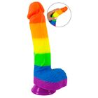 PRIDE! RAINBOW DILDO WITH SUCTION CUP – YOU2TOYS