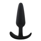 ANAL PLUG THIAGO SMALL SILICONE BLACK 8.4 CM