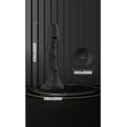 OPTIMUS BLACK VIBRATING SILICONE DILDO ΜΕ ΤΗΛΕΧΕΙΡΙΣΤΉΡΙΟ