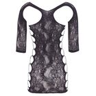 MINI DRESS WITH LACE AND 1/2 SLEEVES