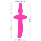 2 IN 1 VIBRATOR + BUTT PLUG – COUPLES CHOICE