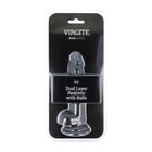DUAL LAYER REALISTIC 17CM WITH BALLS R32 BLACK