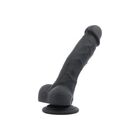 DUAL LAYER REALISTIC 18'5CM WITH BALLS R33 BLACK
