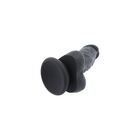 DUAL LAYER REALISTIC 18'5CM WITH BALLS R33 BLACK
