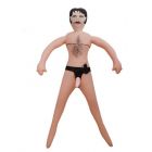 INFLATABLE MALE DOLL WITH STRAP-ON DILDO FLESH