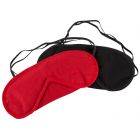 BLINDFOLD SET PACK OF 2 RED/BLACK