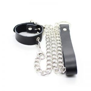 PENIS BELT WITH CHAIN LEASH